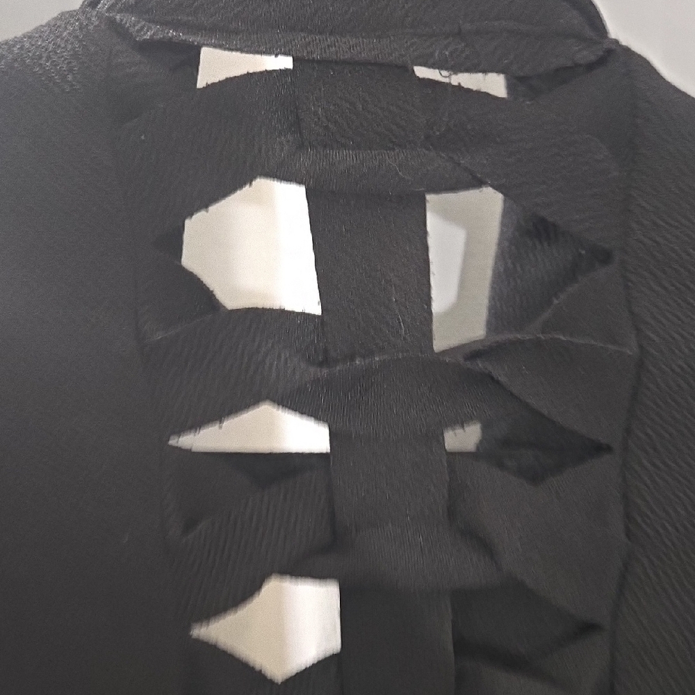 Women’s Slim Black  Jacket with Gold Hardware - Picture 9 of 11